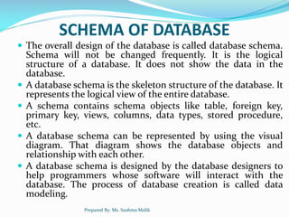 UNIT 1. Database management system notes | PDF