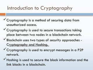 Role of cryptography in blockchain .pptx