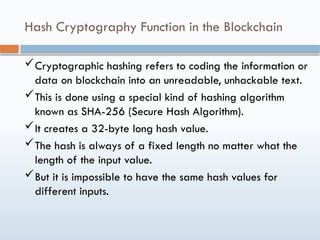 Role of cryptography in blockchain .pptx