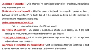 Unit 1.2 Growth and Development of the learner | PPT