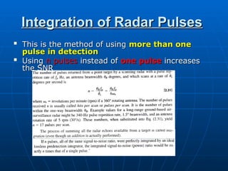 Radar and Navigational Aids Radio Frequency Data Communications Course ...