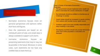 Economics Concept- Principles of Economics | PPTX
