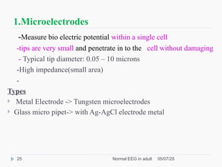 Medical electronics- Bio signal, Electrode, ECG, EEG, PCG | PPT