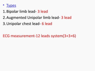 Medical electronics- Bio signal, Electrode, ECG, EEG, PCG | PPT