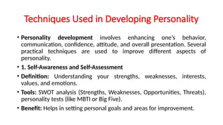 Introduction to Personality Development in leadership | PPTX