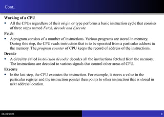 computer Architecture omputer Architecture organization function and ...