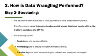 Data wrangling data wrangling unit1.pptx