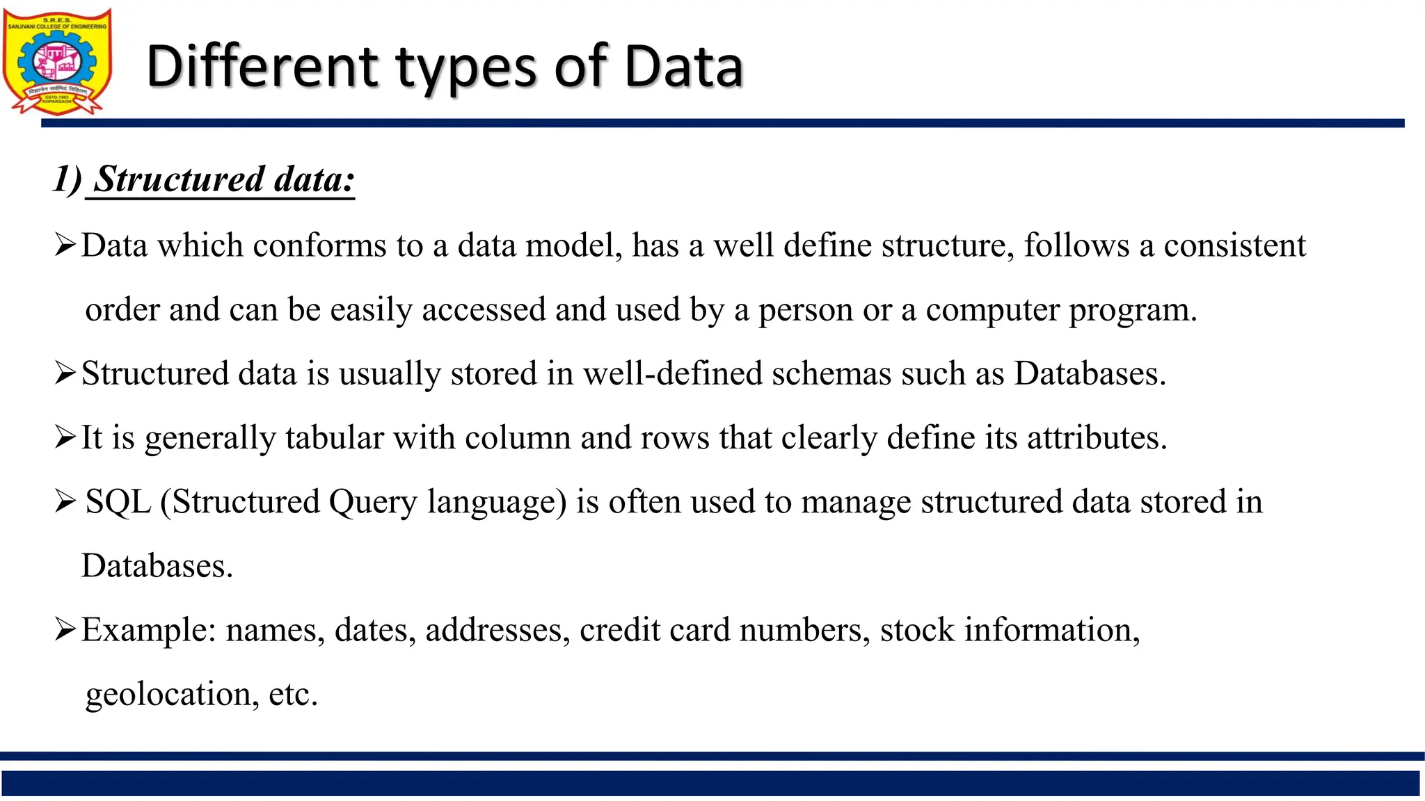 Foundation of Data Science Unit 1 Notes Big Data | PDF