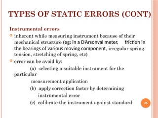 unit1 for electronic measurements and Instrumentationpptx | PPTX