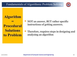 Introduction to Algorithms, Recursive and Non Recursive Algorithms | PPTX
