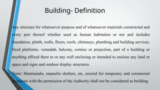 Unit 1.ppt 1Download Building bye laws and introduction | PPTX