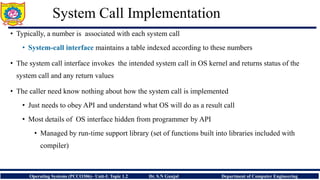 Operating system Introduction to System Call | PDF