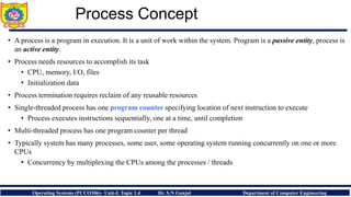 Process Concept, Process State, Process Control Block. | PDF