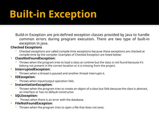 Comprehensive Guide to Exception Handling and Error Types in Java ...