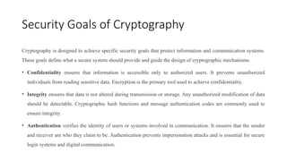 Cryptography And Cyber Security : Introduction To Cryptography | PPTX