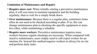 Less Maintenance Need Comprehensive Guide to Maintenance and Repairs of Structures ...