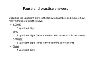 Unit 1 3 significant digits