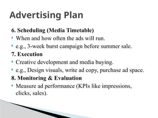 Advertising Timetable UNIT 1 ADVERTISMENT AND SALES MANAGEMENT | PPTX