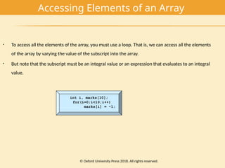 UNIT 1 - ARRAYS AAAAAAAAAAAAAAAAAAAAAAAAA | PPT