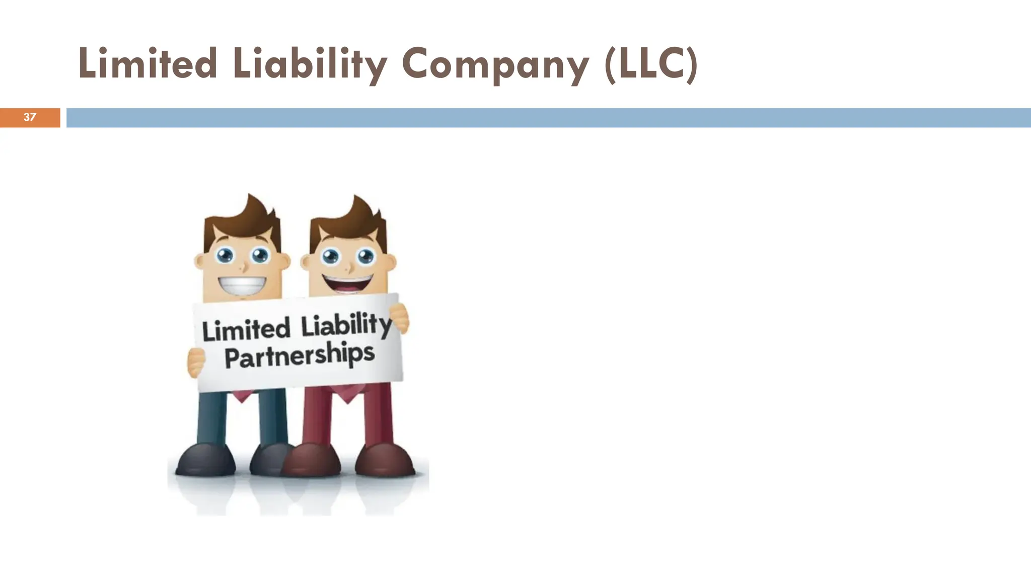 Limited Liability Company (LLC)
37
 