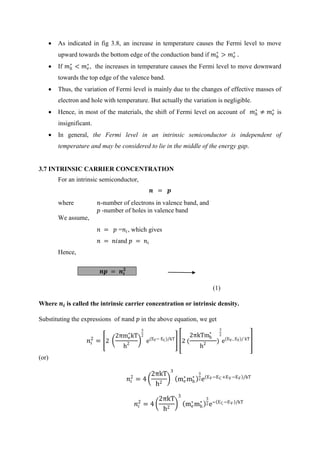Comprehensive Review of Semiconductor Physics: Intrinsic and Extrinsic ...