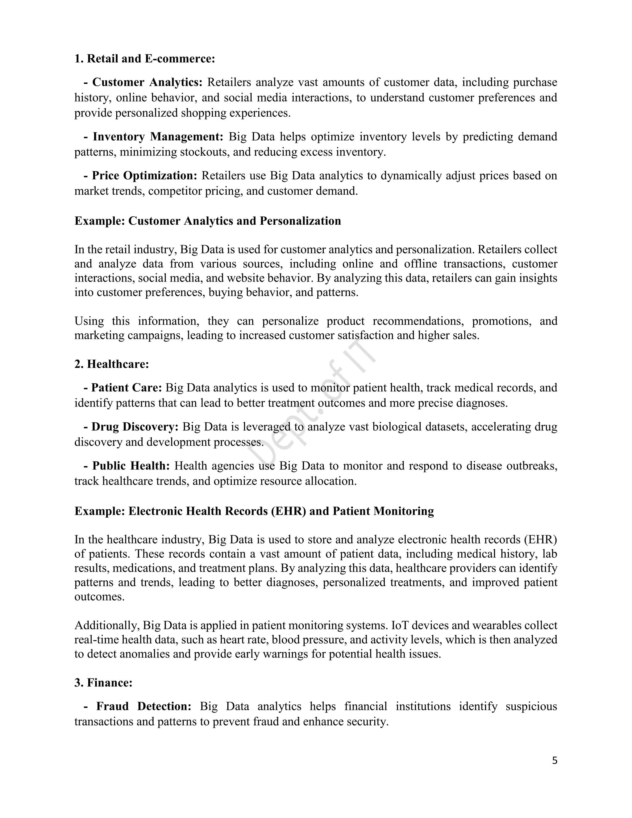 Unit 1 Big Data Analytics Full Pdf Unit 1 Big Data Analytics Full Pdf