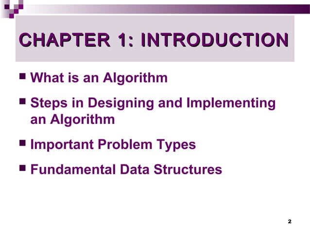 Unit 1 chapter 1 Design and Analysis of Algorithms | PPT