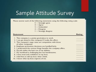 Sample Attitude Survey
 