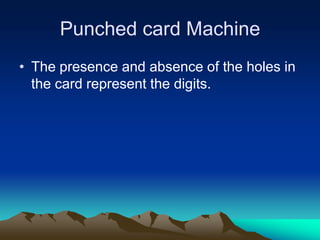 Computer Puncture Card Unit1-fcp-fundamentals of computing | PPTX