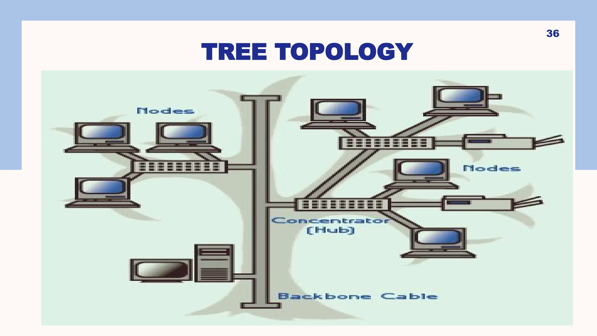 TREE TOPOLOGY
36
 
