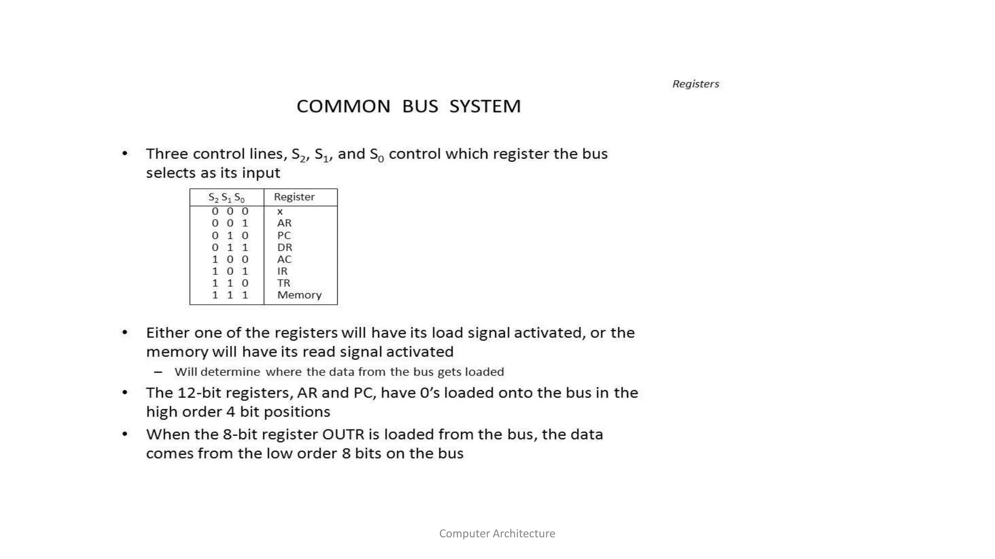 Computer Architecture
 
