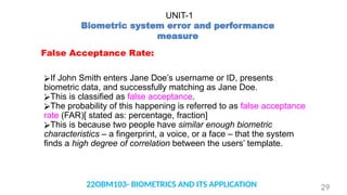 Biometrics and its applications for system | PPTX
