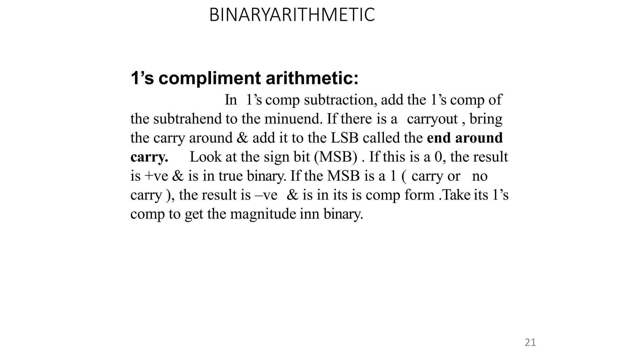 Unit 1 Data Representation And Computer Arithmetic Ppt Unit 1 Data Representation And Computer Arithmetic Ppt