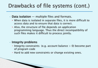 Unit 1: Introduction to DBMS Unit 1 Complete | PDF