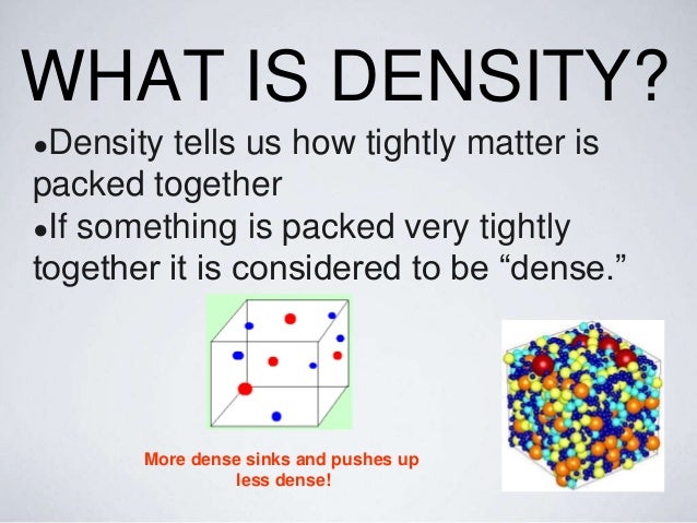 density definition