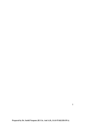 5
Prepared by Dr. Sushil Neupane (B.V.Sc. And A.H., IAAS PAKLIHAWA)
 