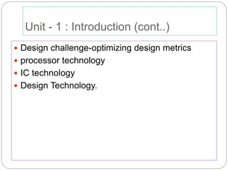 Unit 1 - Introduction | PPTX
