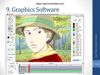 9. Graphics Software
Nipun
Thapa
(Computer
Graphics)
156
https://genuinenotes.com
 