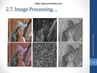 2.7. Image Processing….
Nipun
Thapa
(Computer
Graphics)
29
https://genuinenotes.com
 