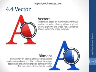 4.4 Vector
Nipun
Thapa
(Computer
Graphics)
56
https://genuinenotes.com
 