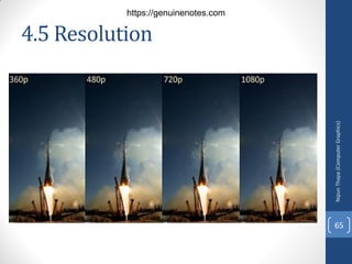 4.5 Resolution
Nipun
Thapa
(Computer
Graphics)
65
https://genuinenotes.com
 