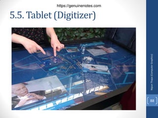 5.5. Tablet (Digitizer)
Nipun
Thapa
(Computer
Graphics)
88
https://genuinenotes.com
 