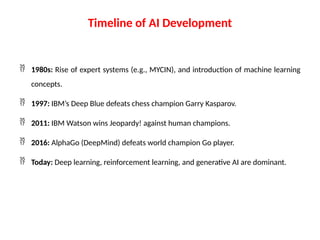 UNIT 1 - INTRODUCTION TO AI and AI tools and basic concept | PPTX