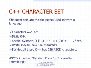c++ programming Unit 1 introduction to c++ | PPTX