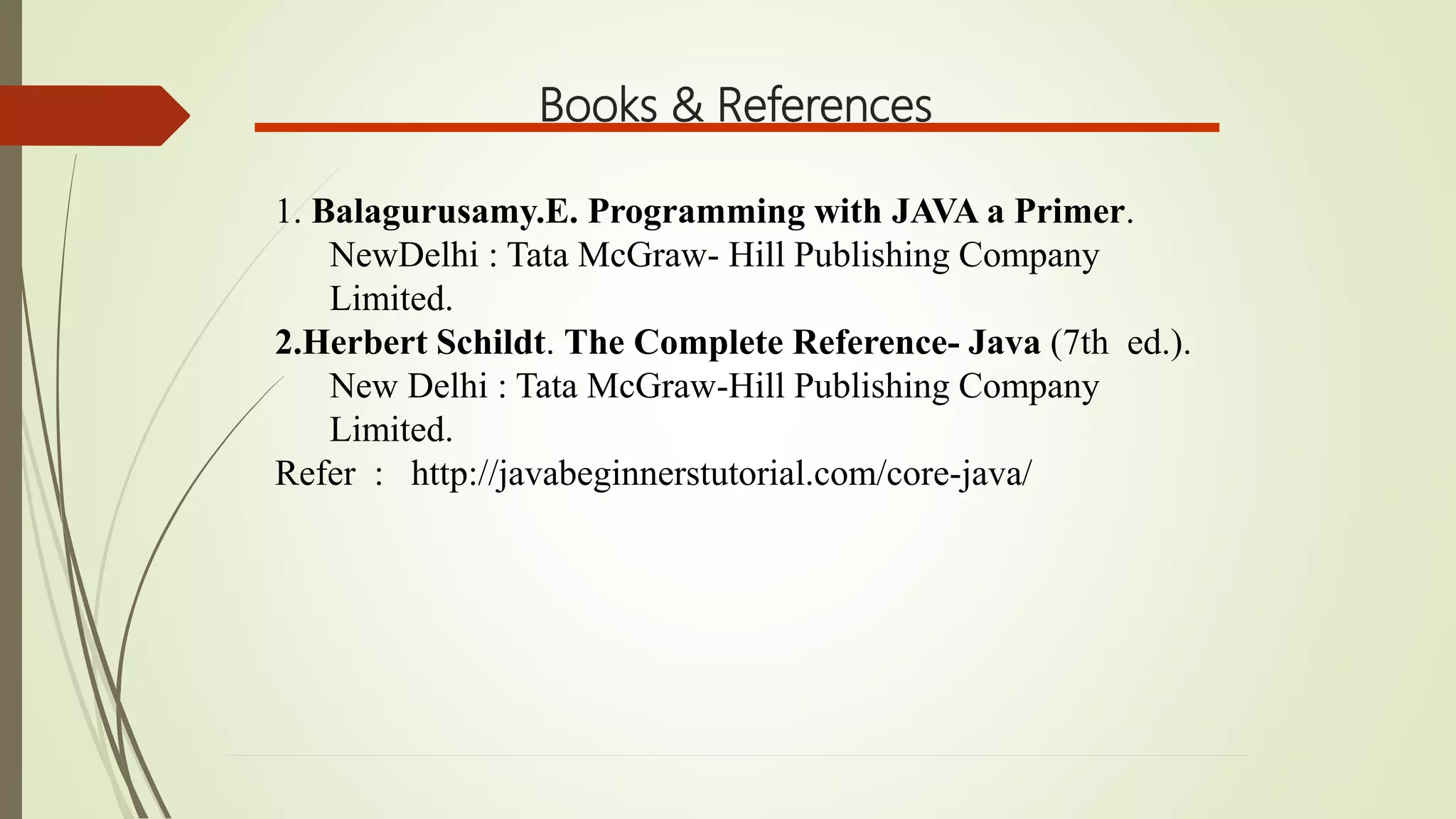 Introduction to java | PPTX