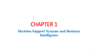 Decision Support Systems and Business Intelligence - Introduction | PDF