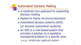 Decision Support Systems and Business Intelligence - Introduction | PDF