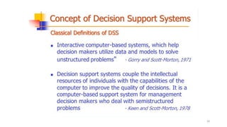 Decision Support Systems and Business Intelligence - Introduction | PDF