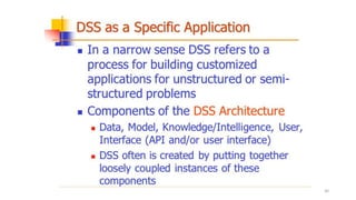 Decision Support Systems and Business Intelligence - Introduction | PDF