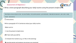 Unit 1 - Lesson (1).pptx-daily routine phrases | PPTX